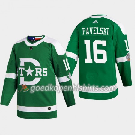 Dallas Stars Joe Pavelski 16 Adidas 2020 Winter Classic Authentic Shirt - Mannen